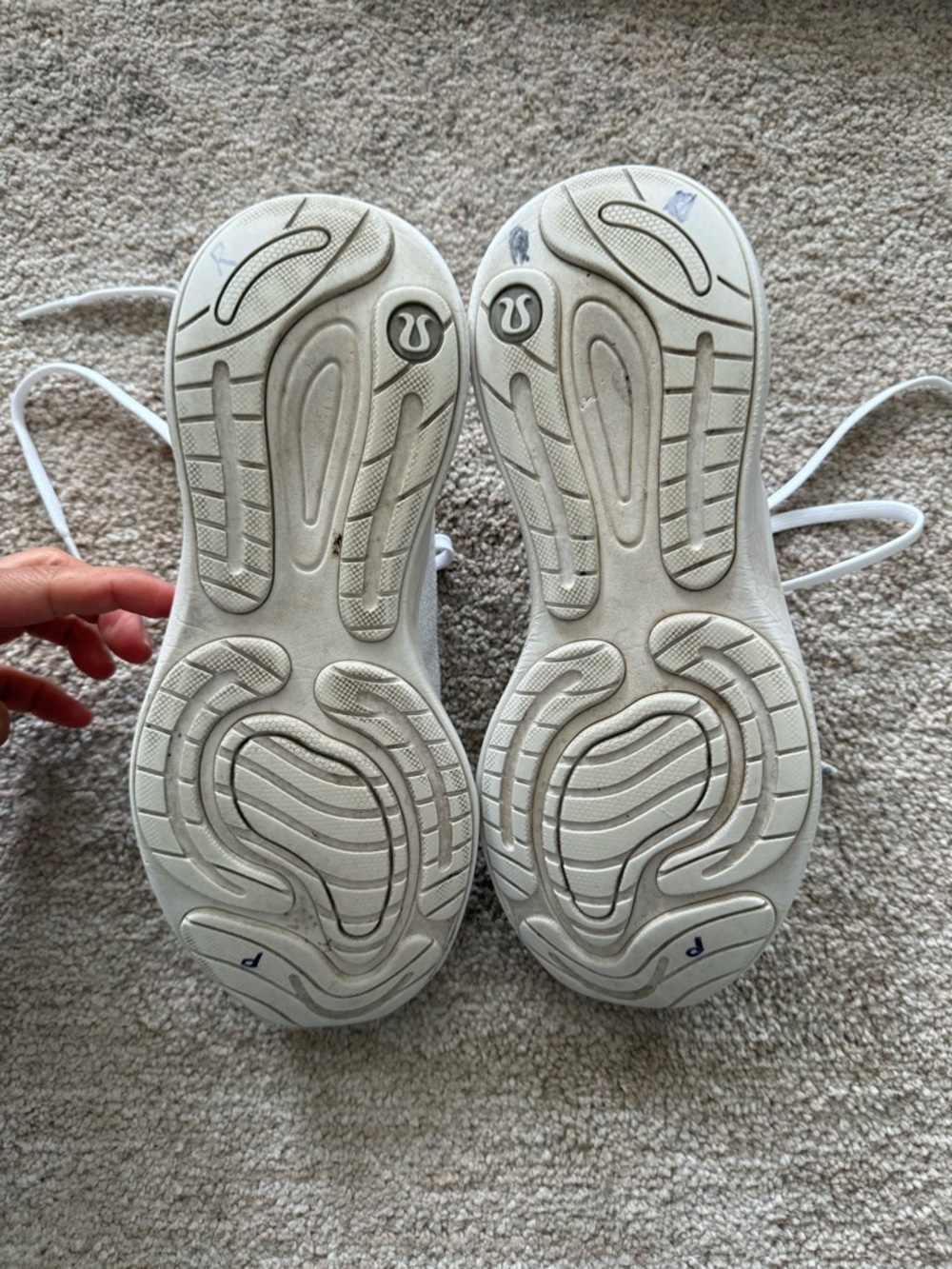 Lululemon Chargefeel Low Womens Workout Shoe White / White / Silver Drop - Picture 15 of 16